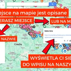 Mapa ciekawych miejsc w Polsce - gdzie się wybrać