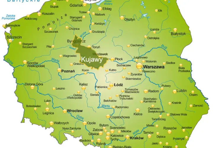 Gdzie dokładnie leżą Kujawy? Poznaj lokalizację i ciekawe fakty o regionie