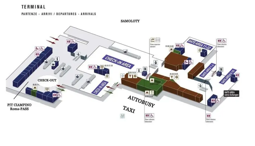  Lotnisko Rzym Ciampino - dojazd, transport i informacje