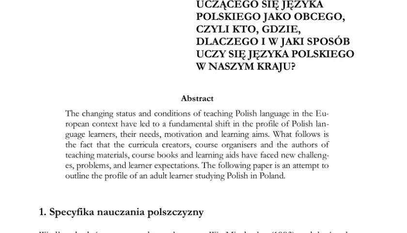 W jakim kraju uczy się polskiego? Odkryj najlepsze miejsca na naukę