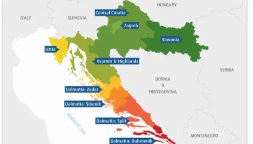 Gdzie dokładnie leży Dalmacja? Poznaj jej położenie i geograficzne ciekawostki