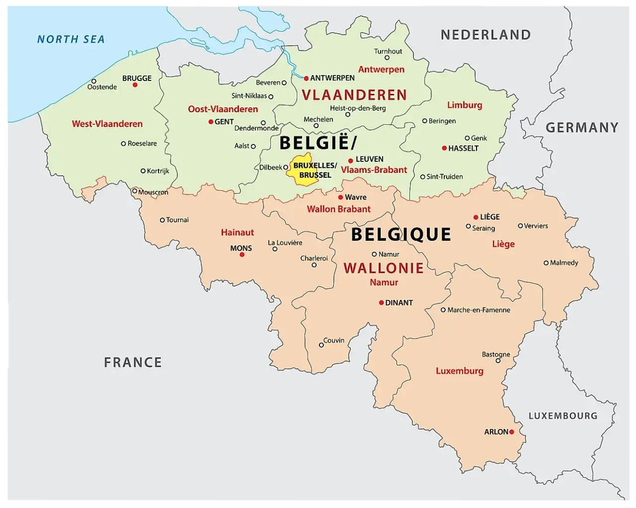 Gdzie dokładnie leży Belgia? Położenie, sąsiedzi i geografia w pigułce