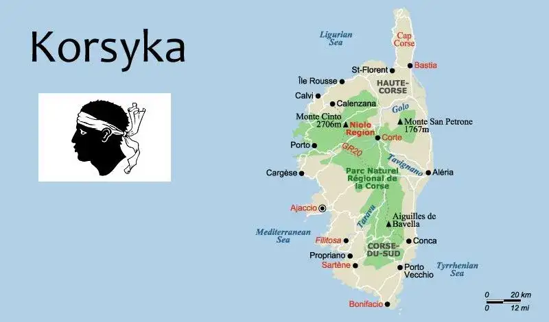 Zdjęcie Gdzie leży Korsyka i na jakim morzu? Poznaj lokalizację i klimat wyspy